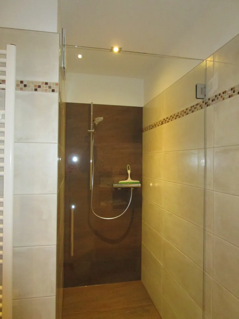 Appartement Schneeberg: bodenebene Dusche